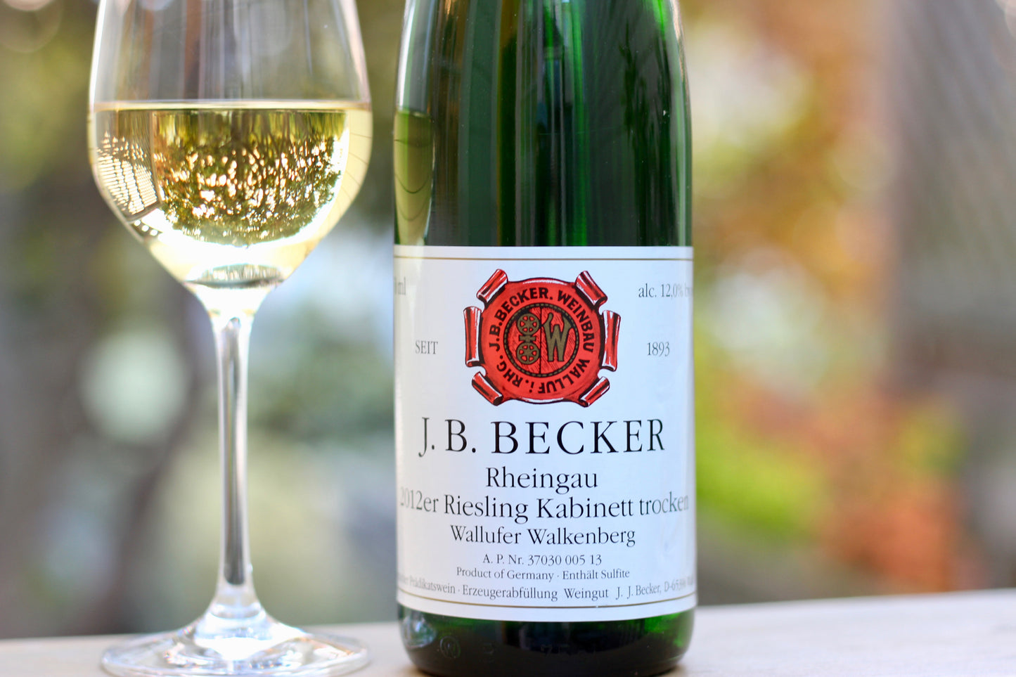 2012 J.B. Becker Kabinett Trocken Riesling ‘Wallufer Walkenberg’ - Rock Juice Inc