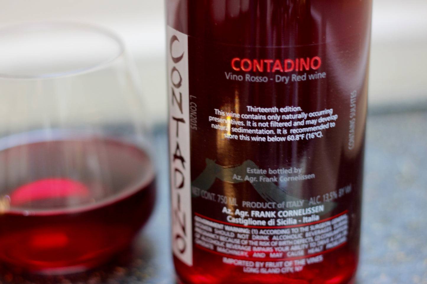 2016 Frank Cornelissen ‘Contadino’ Etna DOC - Rock Juice Inc