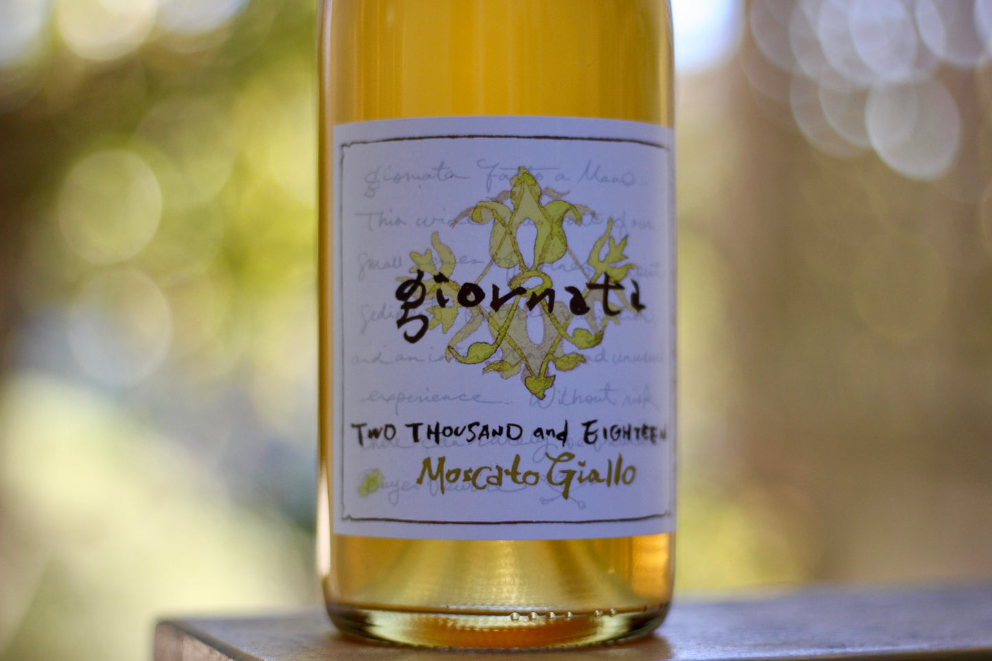 2018 Giornata Moscato Giallo - Rock Juice Inc