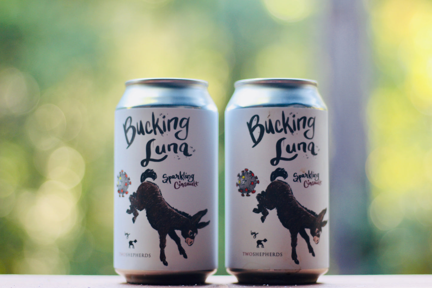 2019 Two Shepherds 'Bucking Luna' Sparkling Cinsault CANS 375ml 2pk