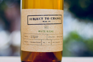 2017 Subject to Change Wine Co. Bonofiglio White Blend - Rock Juice Inc