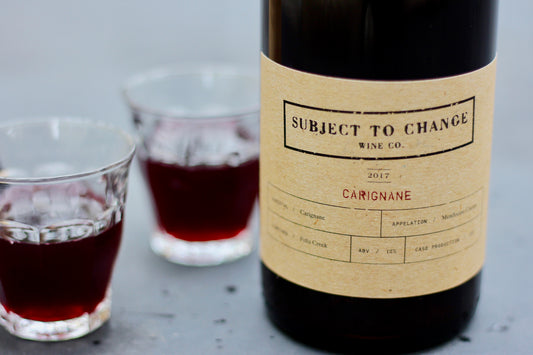 2017 Subject to Change Wine Co. Carignane - Rock Juice Inc