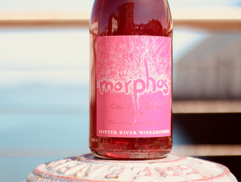 2019 Oyster River Morphos ‘Morphos’ Pétillant Naturel Rosé - Rock Juice Inc
