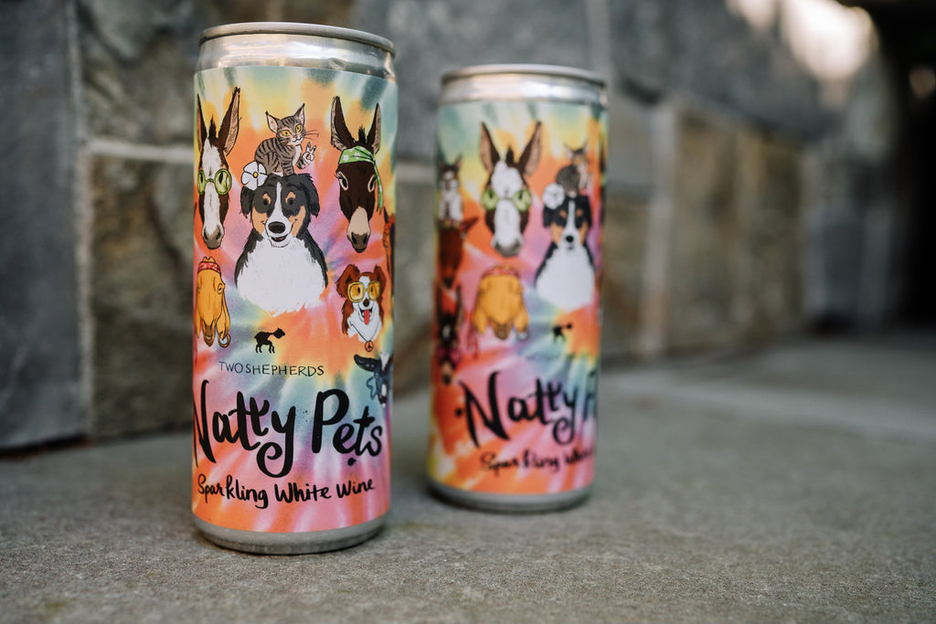 2021 Two Shepherds 'Natty Pets' Sparkling Orange CANS 250ml 2pk