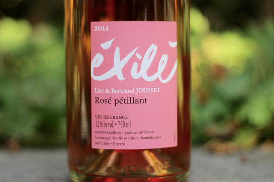 2014 Jousset Exilé Rosé Petillant Natural - Rock Juice Inc