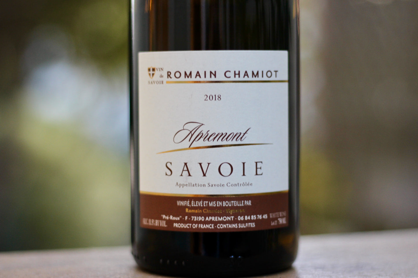 2018 Romain Chamiot Aprémont - Rock Juice Inc