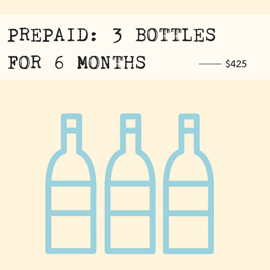 Prepaid: 3 Bottles Monthly for 6 Months (includes shipping) - Rock Juice Inc