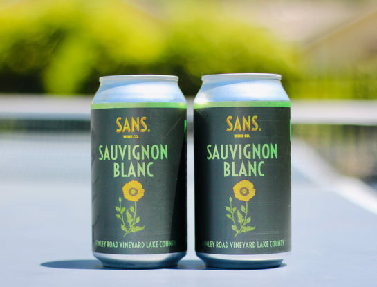 2020 Sans Wine Co. Sauvignon Blanc CANS 375ml 2pk